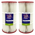 Clorox Silver Advanced Pool Filtration Replacement Cartridge for Hayward CX900R, 90 sq. ft - 2 pack