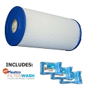 Pleatco Cartridge Filter PSD65-2 Sundance 65; 2 5/8 I.D.  6540-481 w/ 3x Filter Washes