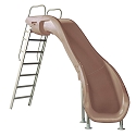 S.R. Smith 610-209-58110 Rogue2 Pool Slide, Right Curve, Taupe
