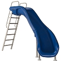 S.R. Smith 610-209-5813 Rogue2 Pool Slide, Right Curve, Blue