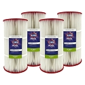 Clorox Silver Advanced Pool Filtration Replacement Cartridge for Xstream CC1000, 100 sq. ft - 4 pack