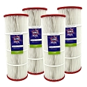 Clorox Silver Advanced Pool Filtration Replacement Cartridge for Pentair Clean & Clear Plus 420, 105 sq. ft. - 4 pack