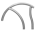 Inter-Fab DR-G3DE065-SINGLE Economy Stainless Steel Pool Grab Rail Ladder (Single) Designer handrail