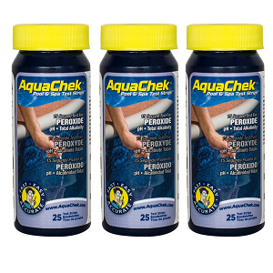 AquaChek 561161 Swimming Pool White Salt Titrators Test Kit Strips - 4 Pack