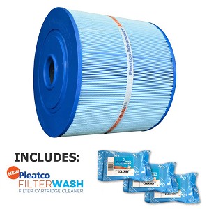 Pleatco Cartridge Filter PVT50W-M Vita Spa Filtration Filter (Antimicrobial) w/ 3x Filter Washes