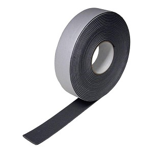 DiversiTech 6-9718 Foam Insulation Tape, 1/8 in Thick x 2 in Wide x 30 ft Roll - Black