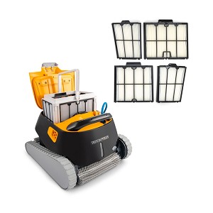 DOLPHIN Triton PS Plus Robotic Pool Vacuum Cleaner with Upgraded Filters