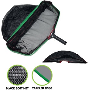 Puri Tech Professional X-Large Leaf Chaser Soft Leaf Rake & Extra Replacement Net