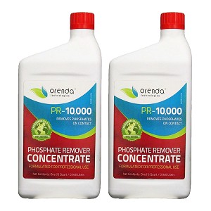 Orenda PR-10000 Phosphate Remover Concentrate For Pools 1 Quart  2 Pk ORE-50-226-2