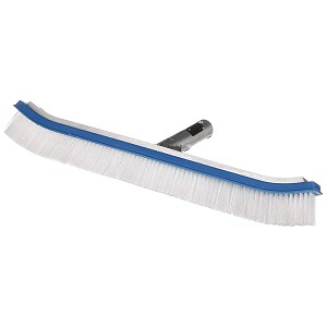 Blue Devil Deluxe All Metal Pool Brush Nylon Bristle 18" Strong B3518