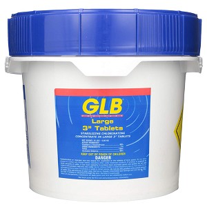 GLB Large 3in Chlorine Tablets 4lb