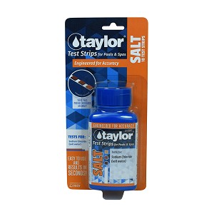 Taylor Technologies Salt Test Strips - 10 foiled strips per bottle