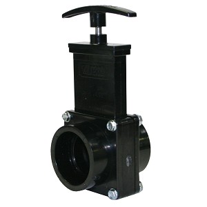 Valterra ABS Valve Paddle & Handle Slip x Slip w/ Plastic Black 1-1/2" 7101X