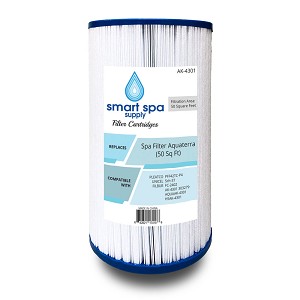 Smart Spa Supply Hot Springs Replacement for Free Flow, Aquaterra, others Spa Filter Cartridges, 50 sq ft - Single