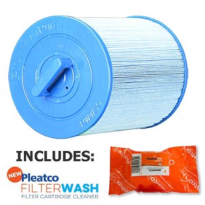 Pleatco Cartridge Filter PWW50P3-M Waterway Front Access Skimmer Aber Hot Tubs (Antimicrobial)  817-0050 03FIL1400 25252 378902 PWW50 (Antimicrobial)  w/ 1x Filter Wash