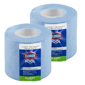 Clorox Platinum Premium 2 Pack Pool Filtration Replacement for Intex Cartridge H 1-pack 29007E