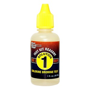 Blue Devil Test Kit Reagent Solution Chlorine  2 pH Refill 1oz B7041