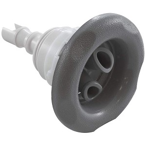 Waterway 229-8127 3-3/8" Threaded Poly Storm Twin Roto 5-Scallop Gray Spa Jet Internal