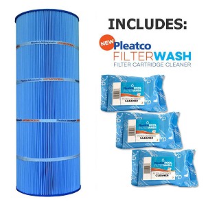 Pleatco Cartridge Filter PXST175-M 175 sq ft Hayward X-Stream CC1750 (Antimicrobial) w/ 3x Filter Wash