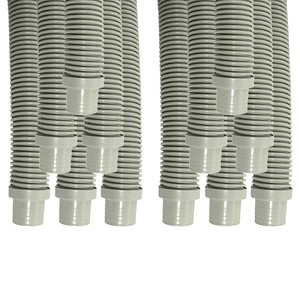 Puri Tech Universal Swimming Pool Cleaner Suction Hose 1.5 inch x 4 feet, Light Grey -12 Pack