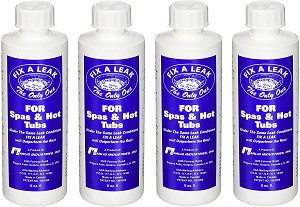 4 8oz Bottles Marlig Fix-A-Leak Pool and Spa Leak Sealer