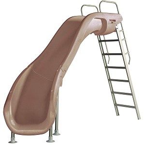 S.R. Smith 610-209-58210 Rogue2 Pool Slide, Left Curve, Taupe