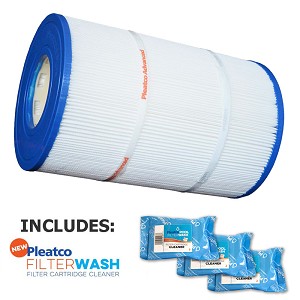 Pleatco Cartridge Filter PSR50-4 Sta-Rite Posi-Flo 50GPM-TX 50TX 50TXR T-50TX T-50TXR II PTM50 open w/12 concentric slots WC108-562SX  w/ 3x Filter Washes