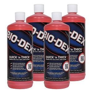 Bio-Dex Quick'n Thick Tile and Vinyl Liner Cleaner 4 Pack