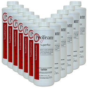 ProTeam Superfloc, Concentrated liquid floccing agent, 1qt - 12 pack 
