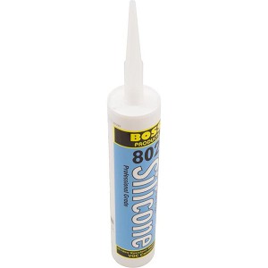 Hot Tub Clear Silicone Adhesive Sealant 10.3 oz BOSS 802 Mildew Resistant