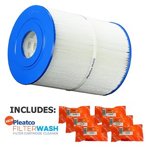 Pleatco Cartridge Filter PWK65 65 sq ft Watkins Hot Spring Spas 31114 w/ 6x Filter Washes