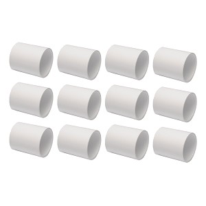 Puri Tech Schedule 40 PVC Fitting 2"" Coupling Slip x Slip 12 Pack