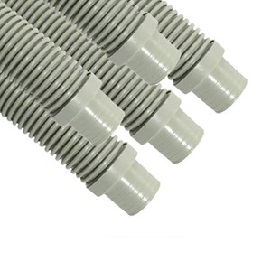 Puri Tech Universal Swimming Pool Cleaner Suction Hose 1.5 inch x 4 feet, Light Grey - 5 Pack
