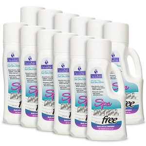 Natural Chemistry Spa Metalfree, 12 Pack, 1 liter each