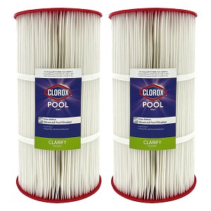 Clorox Silver Advanced Pool Filtration Replacement Cartridge for Xstream CC1000, 100 sq. ft - 2 pack