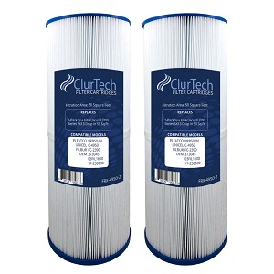 ClurTech Spa Filter Cartridge 50 Sq Ft for Jacuzzi J200 Series Filter - 2 pack