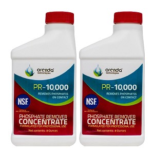 Orenda PR-10000 Phosphate Remover Concentrate For Pools & Spas 8oz 2 Pk ORE-50-145-2