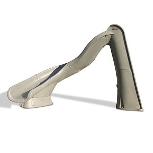 S.R. Smith 688-209-58223 TurboTwister Left Curve Pool Slide, Sandstone