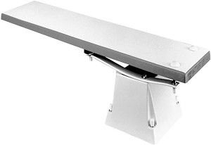 S.R. Smith 656/658 Frontier III Supreme Jump Stand Diving Board Gray Granite 6 Feet 68-209-61624 