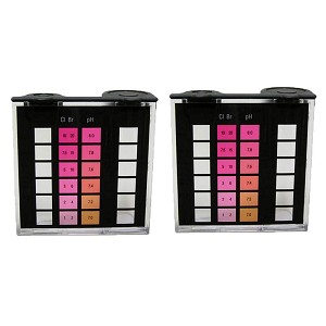 Taylor Technologies 2000 Series Comparator, Bromine & Chlorine, DPD/pH, 7.0-8.0 - 2 pack