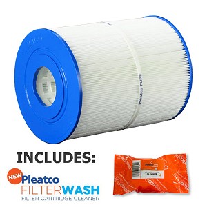Pleatco Cartridge Filter PWK65 65 sq ft Watkins Hot Spring Spas 31114 w/ 1x Filter Wash