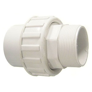 Waterway Plastics Union Assembly 2" Spigot Male Pipe Thread X 2" Slip 400-5080