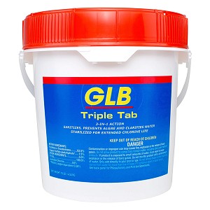GLB Triple Tab Chlorinating Tablets 10lb