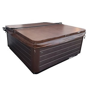 Puri Tech Elevate Spa Cover Lift, Top Mount, Powder Coated Aluminum - Black 