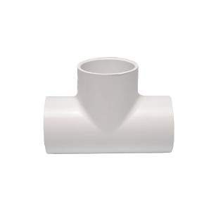 Puri Tech Schedule 40 PVC Fitting 2"" Tee Slip x Slip x Slip