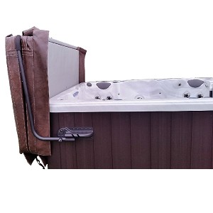 Smart Spa Supply Cover Lift, Side Mount - Black