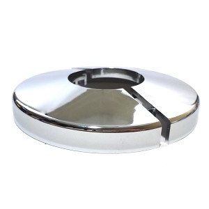 Puri Tech Escutcheon Plate Snap-Tite Chrome Ladder Handrail Cover 2" Opening