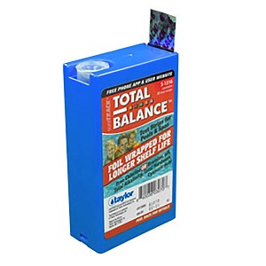 Taylor Technologies S-1316 Test Strips sureTRACK Total Balance Foiled Strips