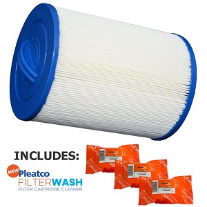 Pleatco Cartridge Filter PPG50P4 Top Load Sunrise Modification w/ 3x Filter Washes