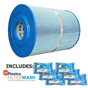 Pleatco Cartridge Filter PWK65-M Watkins Hot Spring Spas upgrade from PWK45N (Antimicrobial)  31114 w/ 6x Filter Washes